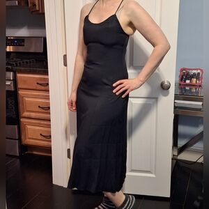 BE SMART | Black, Spaghetti Strap Maxi Dress